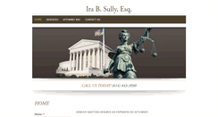 Desktop Screenshot of irabsullylaw.com